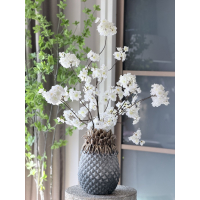 Ananas vaas met zijden Bloesem