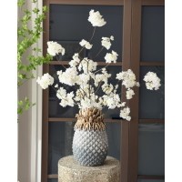 Ananas vaas met zijden Bloesem