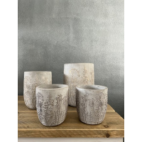 Vaas Cuvio grijs/goud L