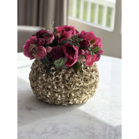 Zijden biedermeier Fuchsia