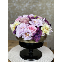 Biedermeier van zijden Rozen XL