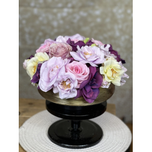 Biedermeier van zijden Rozen XL