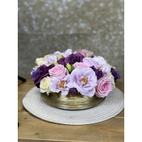 Biedermeier van zijden Rozen XL