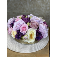 Biedermeier van zijden Rozen XL