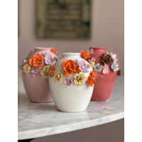 Vaas Flower Pink H15cm