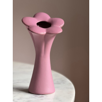 Bloem vaas lila 25cm