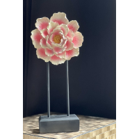 Decoratie bloem op standaard