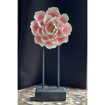 Decoratie bloem op standaard