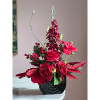 Zijde bloemstuk Liefde