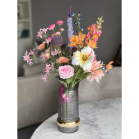 Zomers zijden veldboeket