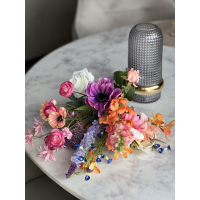 Zomers zijden veldboeket