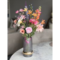 Zomers zijden veldboeket