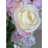 Zijden boeket lila/roze/wit