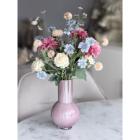 Zijden boeket Ann inclusief vaas