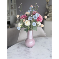 Zijden boeket Ann inclusief vaas