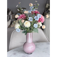 Zijden boeket Ann inclusief vaas