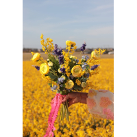 Zijden boeket Zomergloed