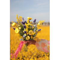 Zijden boeket Zomergloed