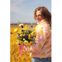 Zijden boeket Zomergloed