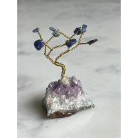 Mini Bonsai boompje blauw