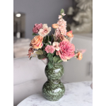 Zijden boeket Silly inclusief vaas