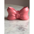 Bow kandelaar pink