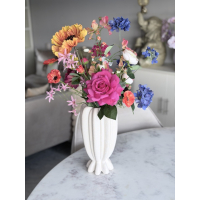 Zijden boeket Sissi inclusief vaas