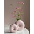 Set van 2 donut vazen roze