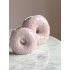 Set van 2 donut vazen roze