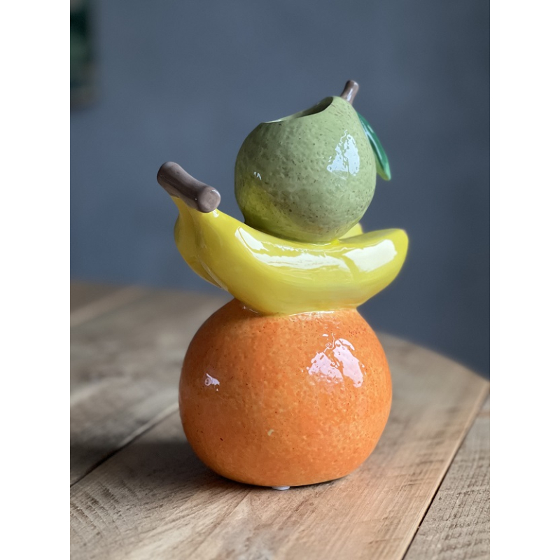 Fruit vaas Dolomite Multi Kersten