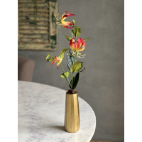 Zijde Gloriosa tak in Vaas