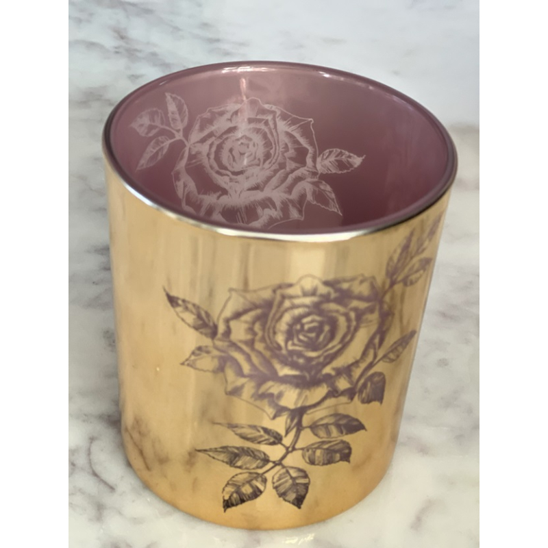 Waxinelichtje houder roos 10cm.