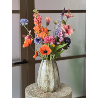 Zijden boeket Fleur inclusief vaas