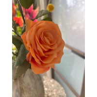 Zijden boeket Fleur inclusief vaas