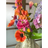 Zijden boeket Fleur inclusief vaas