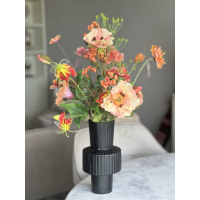 Zijden boeket Ivy inclusief vaas