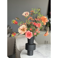 Zijden boeket Ivy inclusief vaas