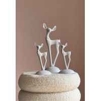 Rendier wit klein 18cm