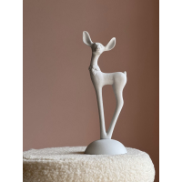 Rendier wit klein 18cm