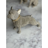 Sculptuur Cairn Terrier gold