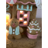 Gingerbread house met led verlichting