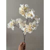 Wild Hydrangea spray 85cm Vanilla