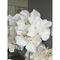 Wild Hydrangea spray 85cm Vanilla