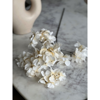 Wild Hydrangea spray 85cm Vanilla