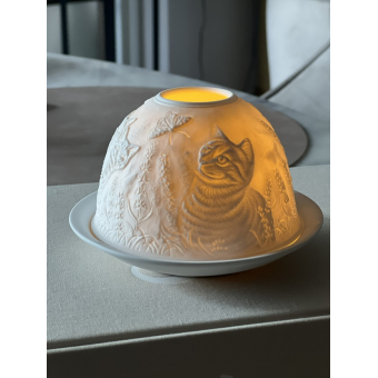 Waxinelichthouder Poezen