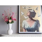 Zijden boeket Patty inclusief vaas