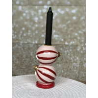 Kerstballen kandelaar
