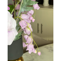 Zijden boeket Lila inclusief vaas