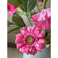 Zijden boeket Lotus inclusief vaas