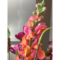 Zijden boeket Lotus inclusief vaas